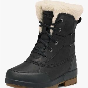 Sorel Tivoli IV Parc Boot Black with Shearling Collar